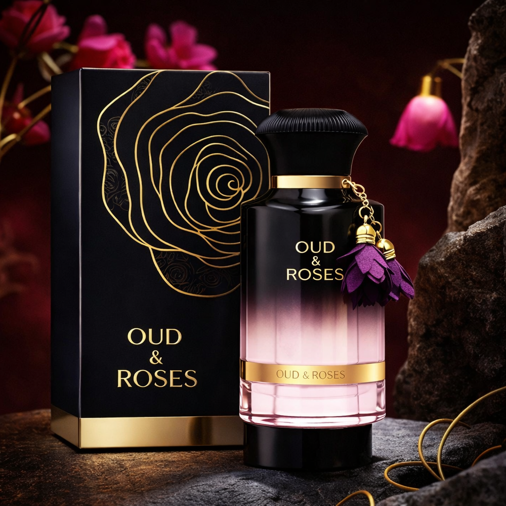 Ahmed Al Maghribi Oud & Roses 60ml Eau De Parfum