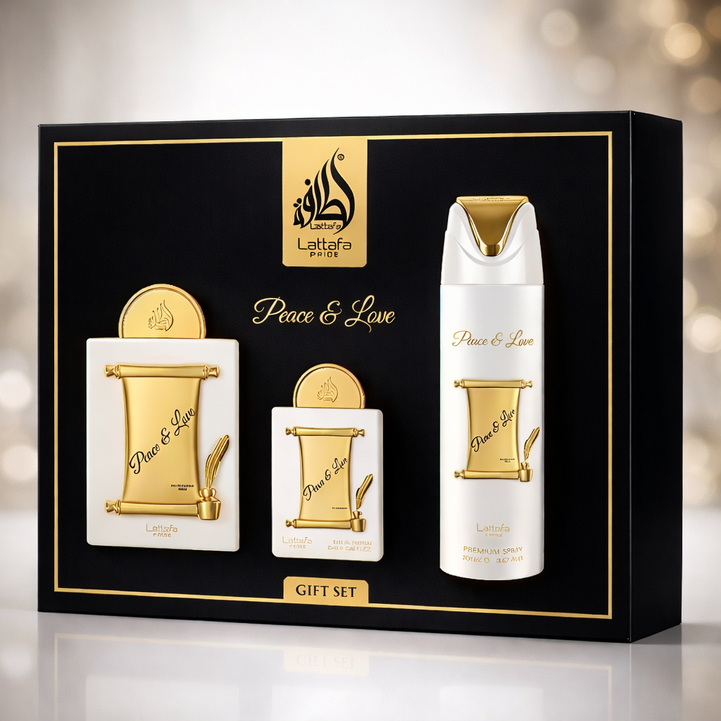 Lattafa Peace & Love Gift Set