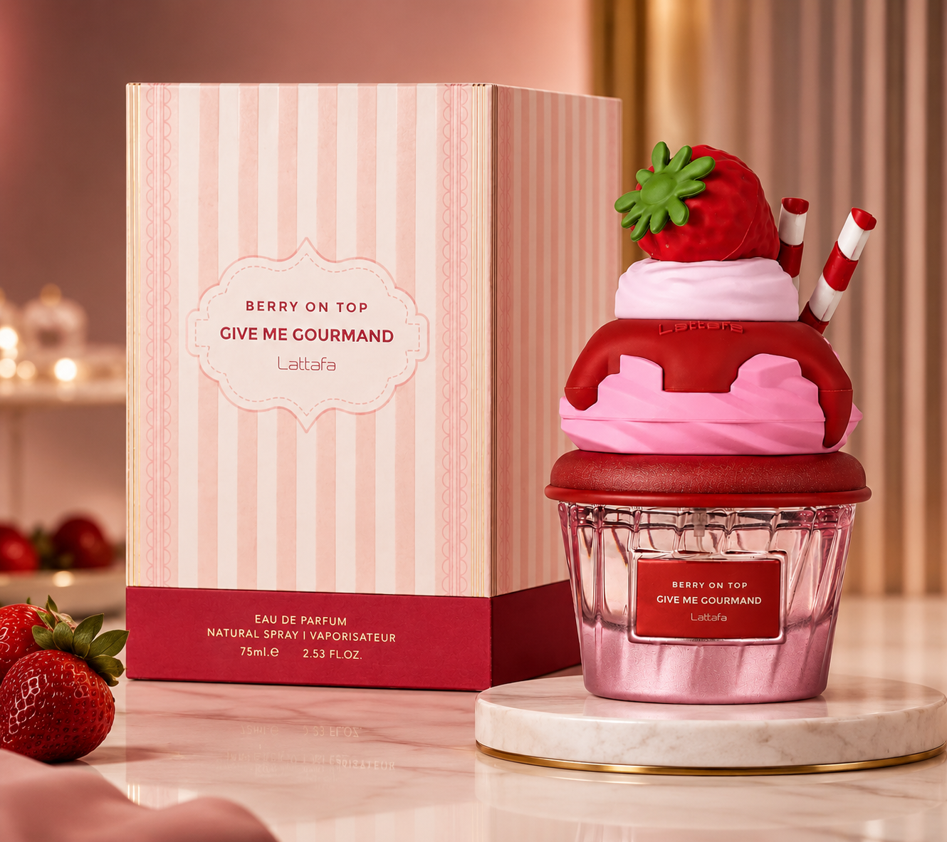 Lattafa Gourmand Berry On Top 100ml Eau De Parfum